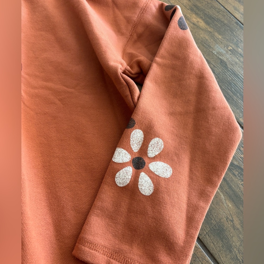Madewell MWL Warm Umber Floral Easygoing Sweatshirt - Picture 8 of 9